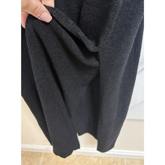 Sunday in Brooklyn Black Knit Maxi Cover Up Bow Front Sleeveless Size M NWT - Picture 4 of 6